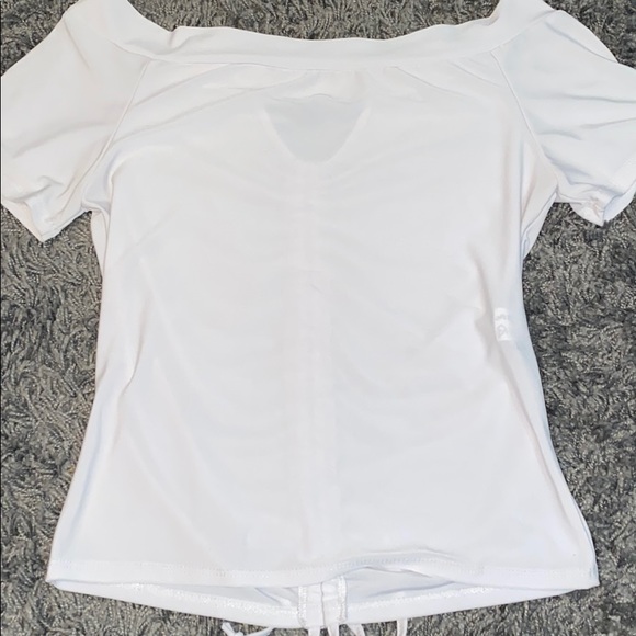 white off the shoulder blouse - Picture 2 of 2